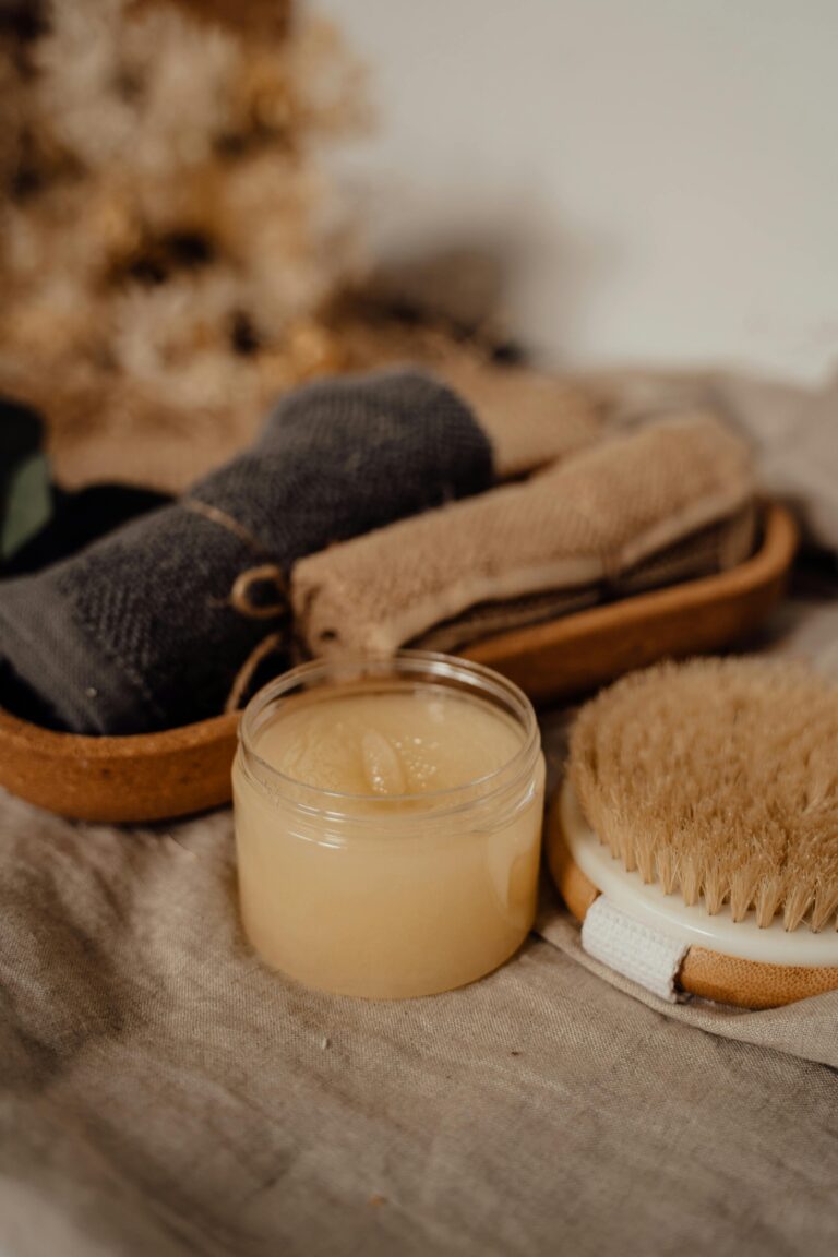 #Exfoliant #Sucre #Naturel #Soins #Pot réutilisable
