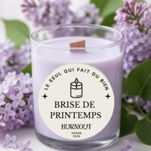 #chandelle #bougie #fraicheur #printemps #lilas