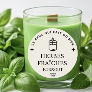 #chandelle #bougie #herbes #frais #printemps