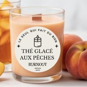 #chandelle #bougie #thésucré #pêche #rafraichissant